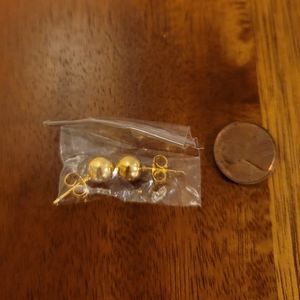 Gold Stud Earrings